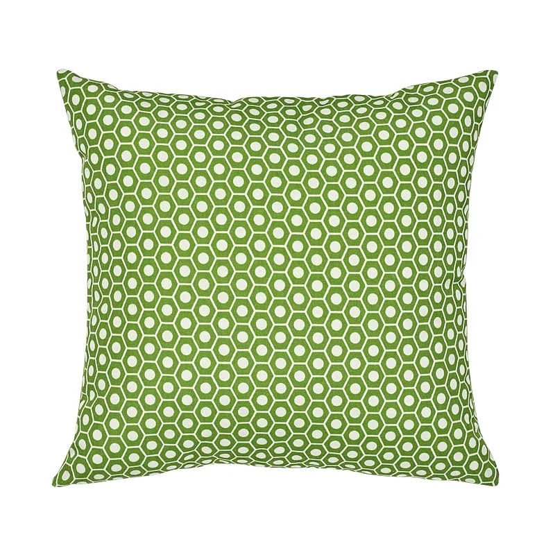 Schumacher Queen B I/O Pillow in Green (SO17656003)