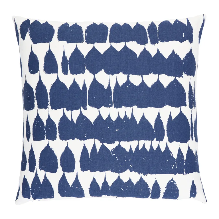Schumacher Queen of Spain Pillow in Navy