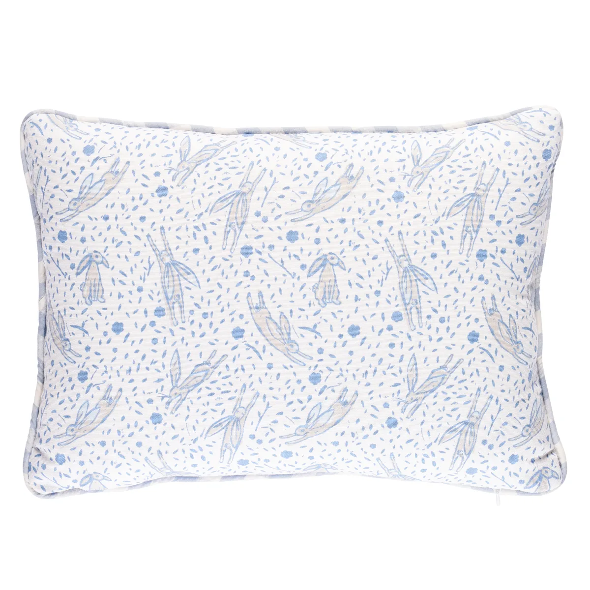 Schumacher Rabbit Pillow in Blue (SO18044012)