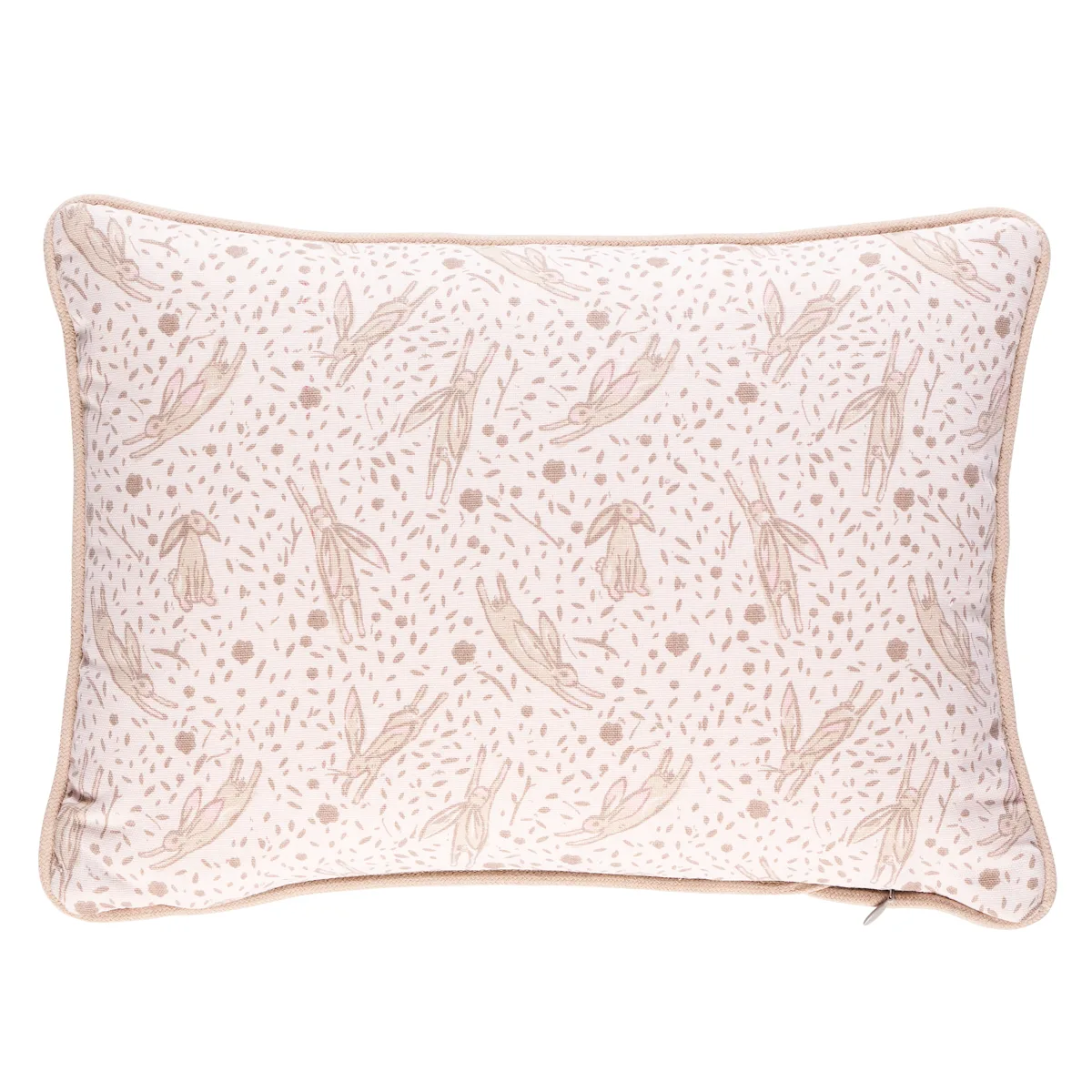 Schumacher Rabbit Pillow in Blush (SO18044113)