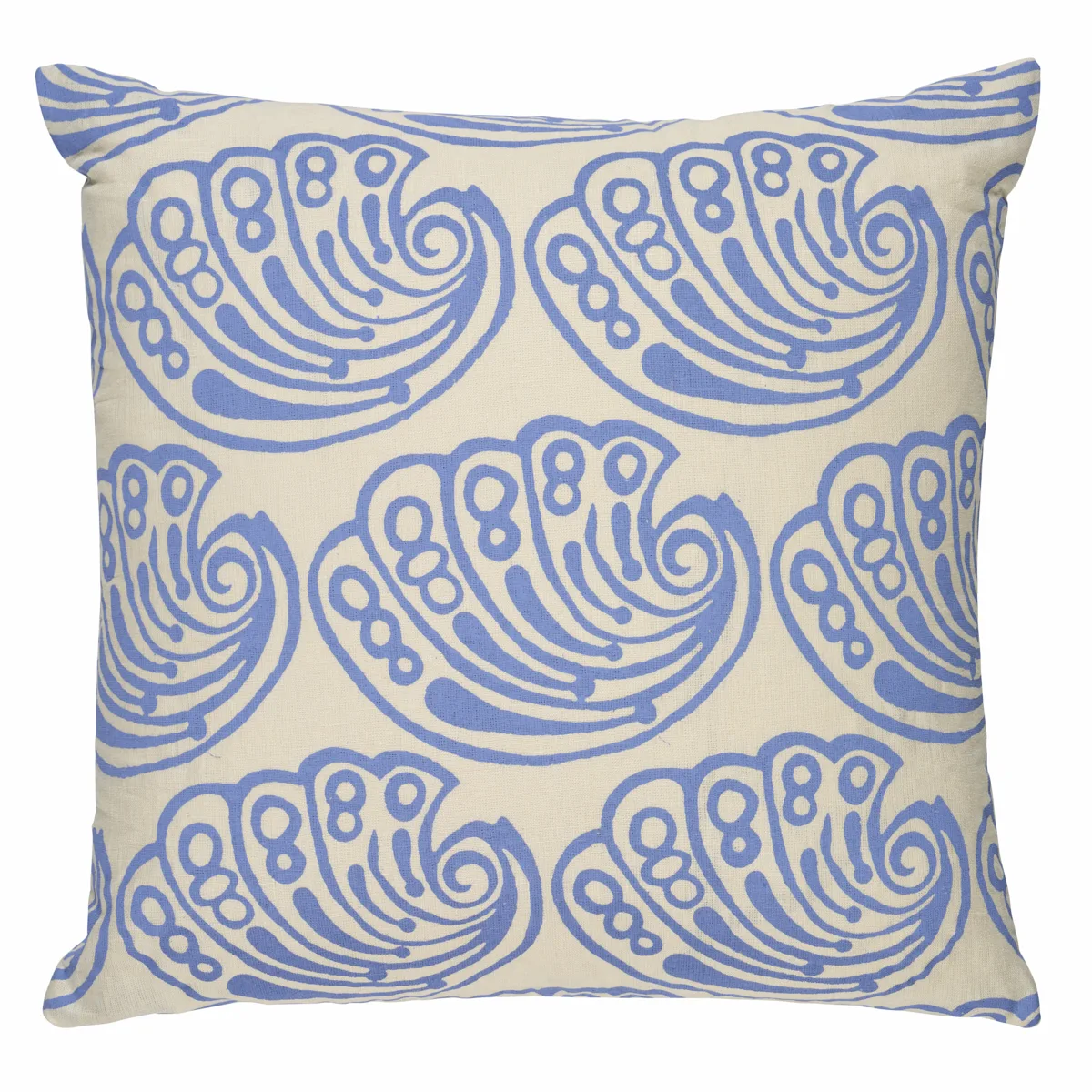 Schumacher Ramsgate Hand Block Pillow in French Blue (SO18275005)