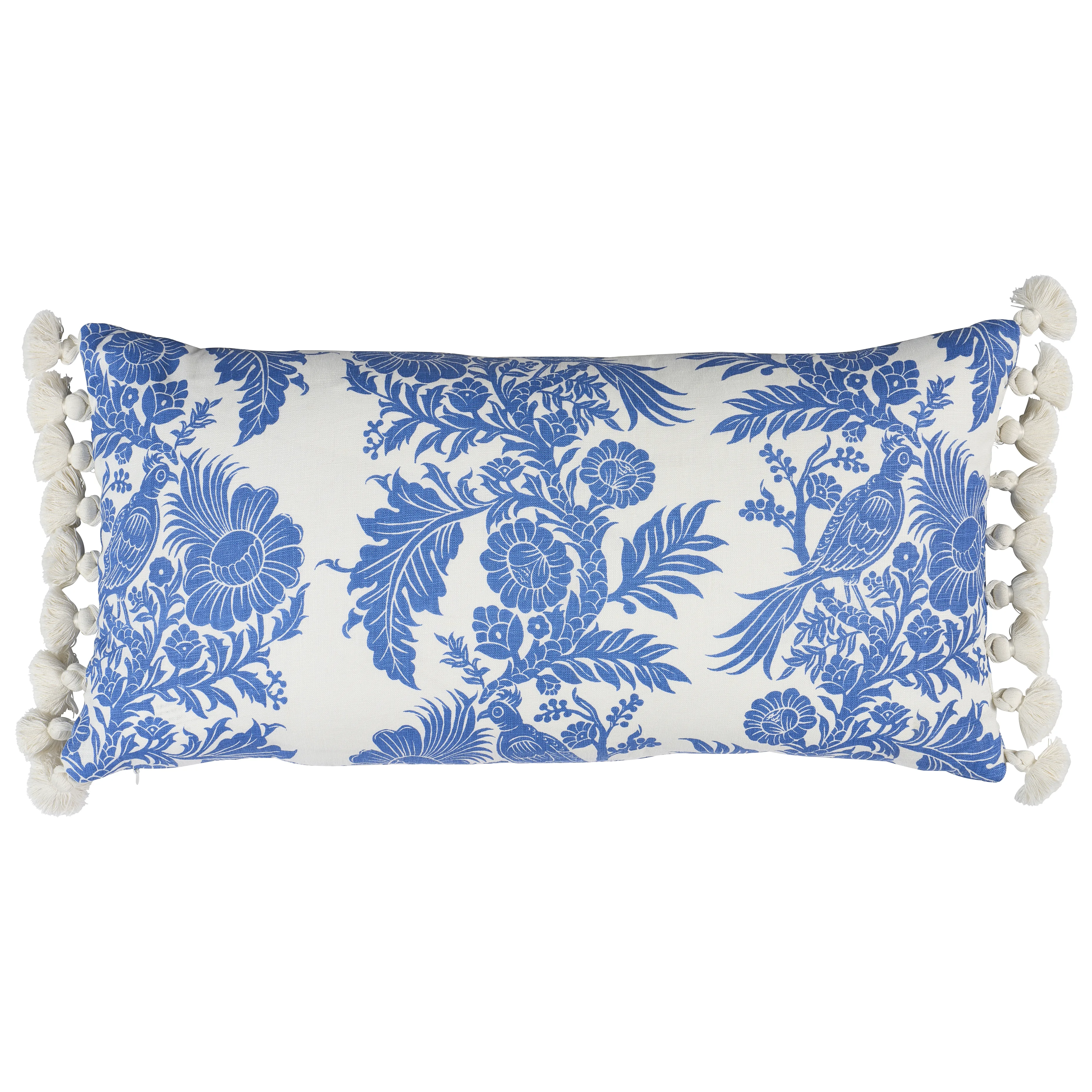 Schumacher Raven Woods Pillow in Blue (SO18253118)