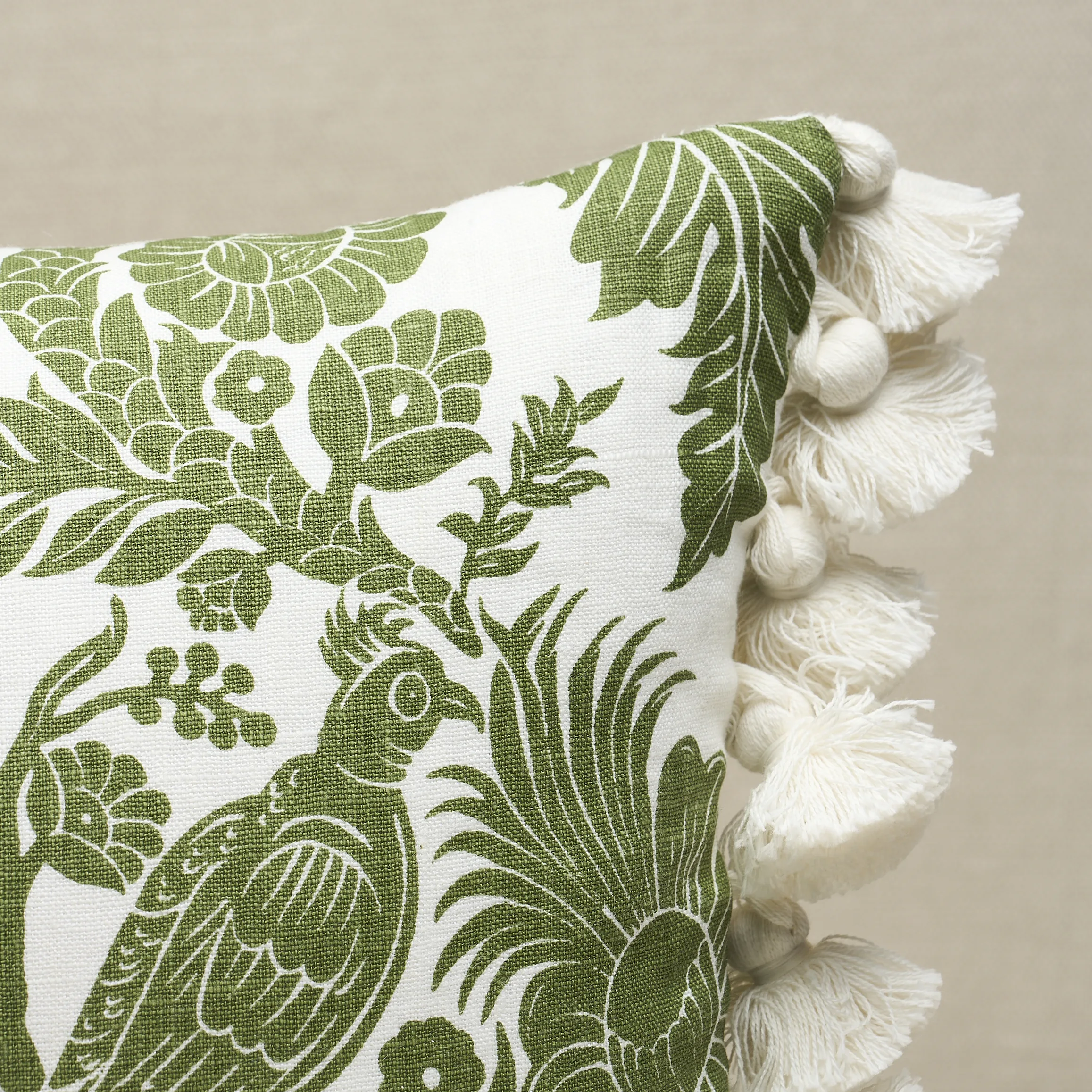 Schumacher Raven Woods Pillow in Green (SO18253018)