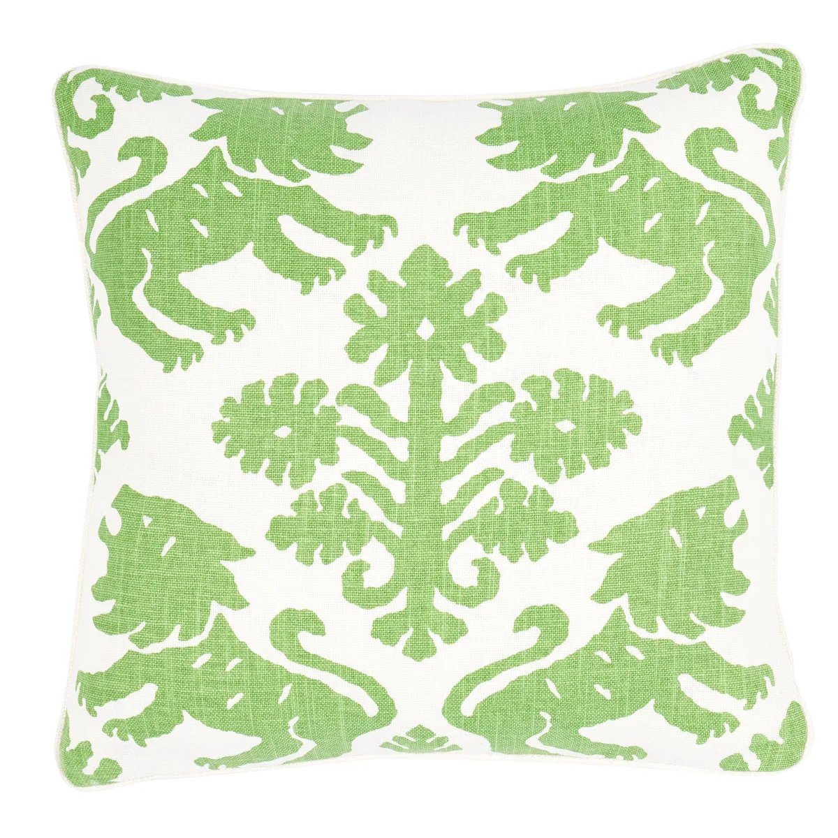 Schumacher Regalia Pillow in Green (SO17730304)