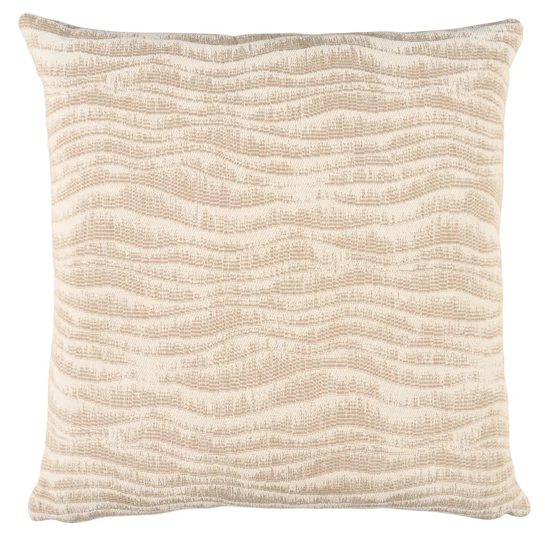 Schumacher Ridgeline Pillow in Buff (SO8561006)