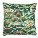 Schumacher Rolling Hills Pillow in Green