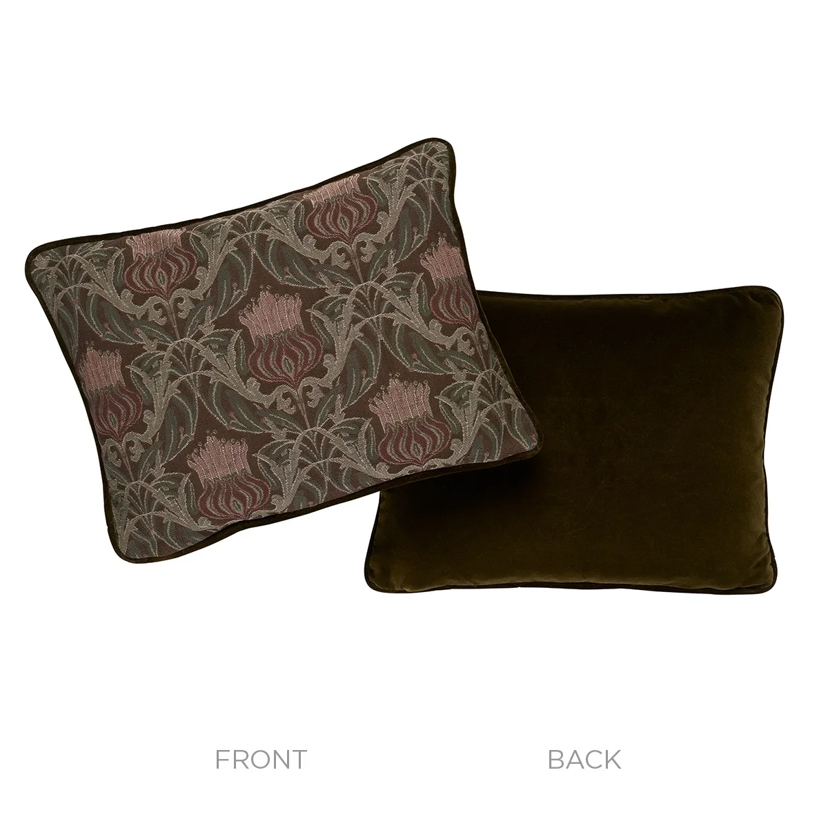 SO8663012 | Rowallan Trellis Pillow - Chocolate Schumacher Rowallan Trellis Pillow in Chocolate (SO8663012)