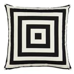 Schumacher Roxbury I/O Pillow in Black (SO18092105)