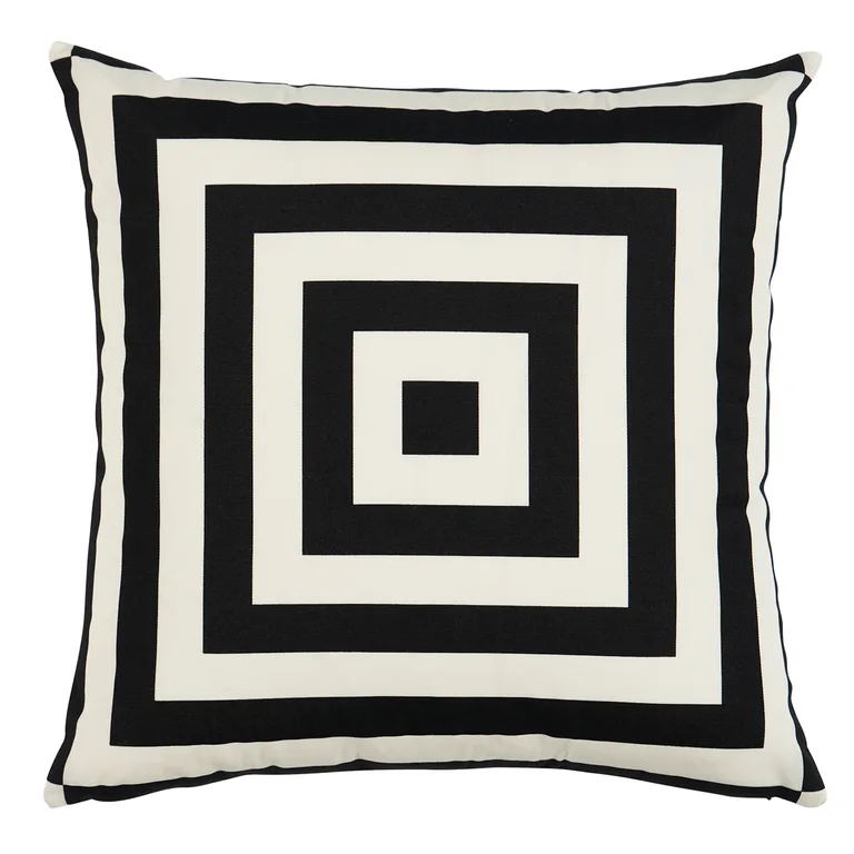 Schumacher Roxbury I/O Pillow in Black (SO18092105)