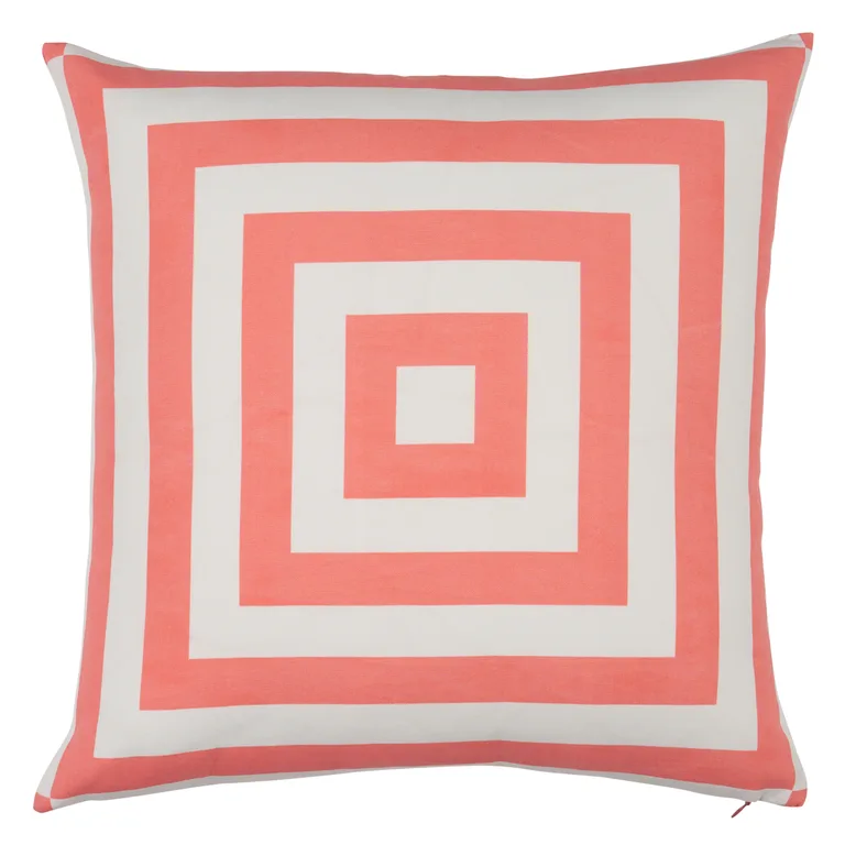 Schumacher Roxbury I/O Pillow in Coral (SO18092305)
