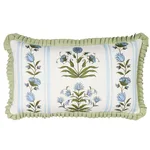 SO18067014 | Royal Poppy Stripe Pillow - Sky Schumacher Royal Poppy Stripe Pillow in Sky (SO18067014)