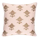 SO7416104 | Rubia Embroidery Pillow - Blush Schumacher Rubia Embroidery Pillow in Blush (SO7416104)