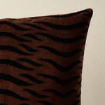 Sabi Tiger Velvet Pillow - Java Schumacher Sabi Tiger Velvet Pillow in Java