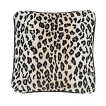 Safari Épinglé Pillow - Snow Leopard Schumacher Safari Épinglé Pillow in Snow Leopard