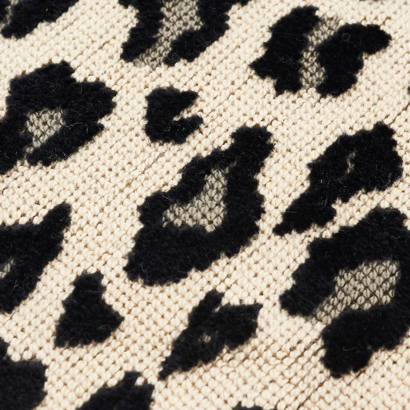 Schumacher Safari Épinglé Pillow in Snow Leopard