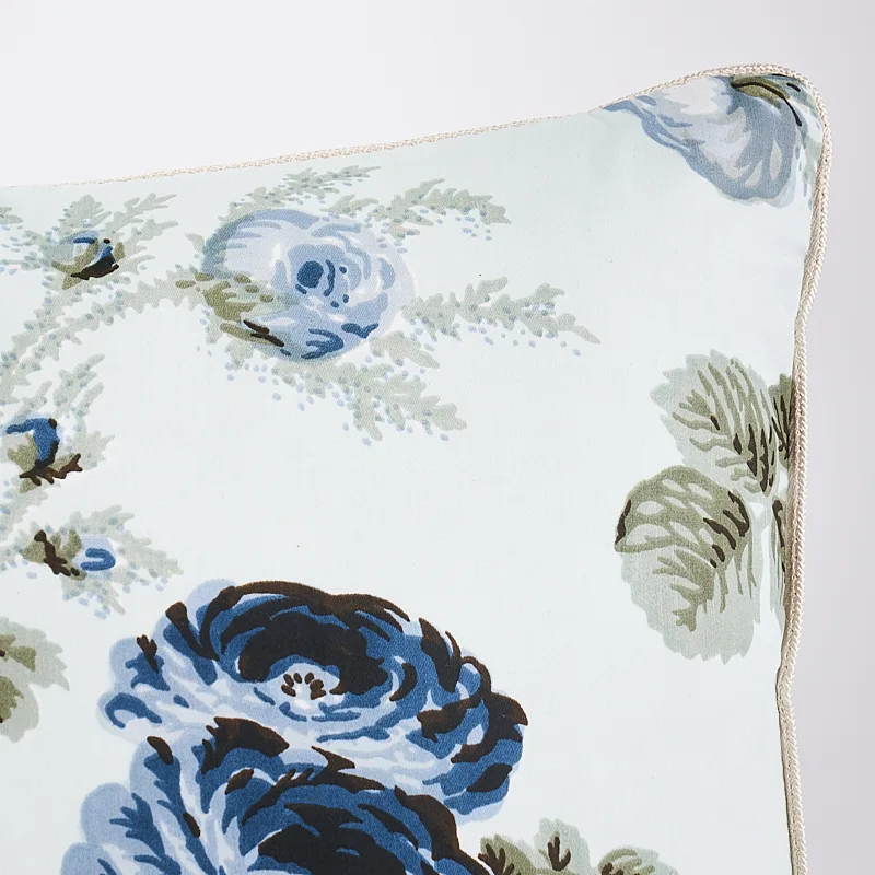 SO17815011 | Salisbury Chintz Pillow - Celadon Schumacher Salisbury Chintz Pillow in Celadon (SO17815011)