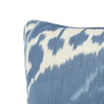 SO17606205 | Samarkand Ikat Pillow - Porcelain Schumacher Samarkand Ikat Pillow in Porcelain (SO17606205)