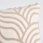 Schumacher Sangomar Applique Pillow in Brown (SO7995206)
