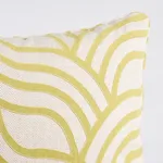 SO7988006 | Sangomar Applique Pillow - Citron Schumacher Sangomar Applique Pillow in Citron (SO7988006)