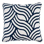 SO7995106 | Sangomar Applique Pillow - Navy Schumacher Sangomar Applique Pillow in Navy (SO7995106)