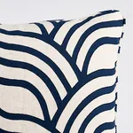 SO7995106 | Sangomar Applique Pillow - Navy Schumacher Sangomar Applique Pillow in Navy (SO7995106)