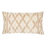 Schumacher Santa Monica Ikat Pillow in Neutral (SO17650022)