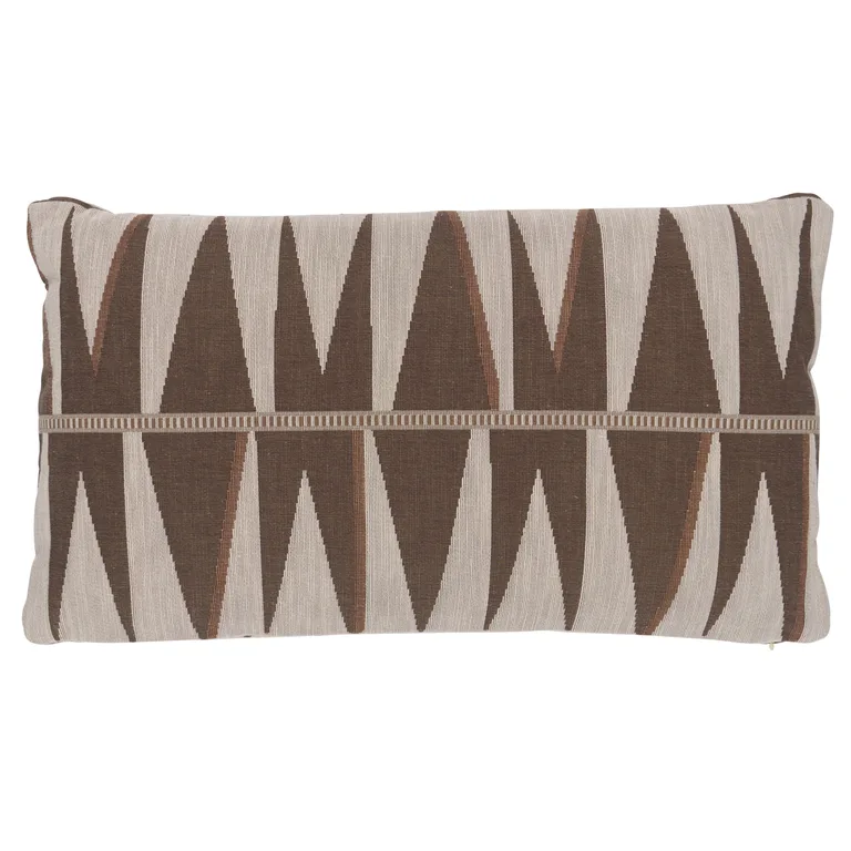 Schumacher Sarita Tapestry Pillow in Java (SO8625019)