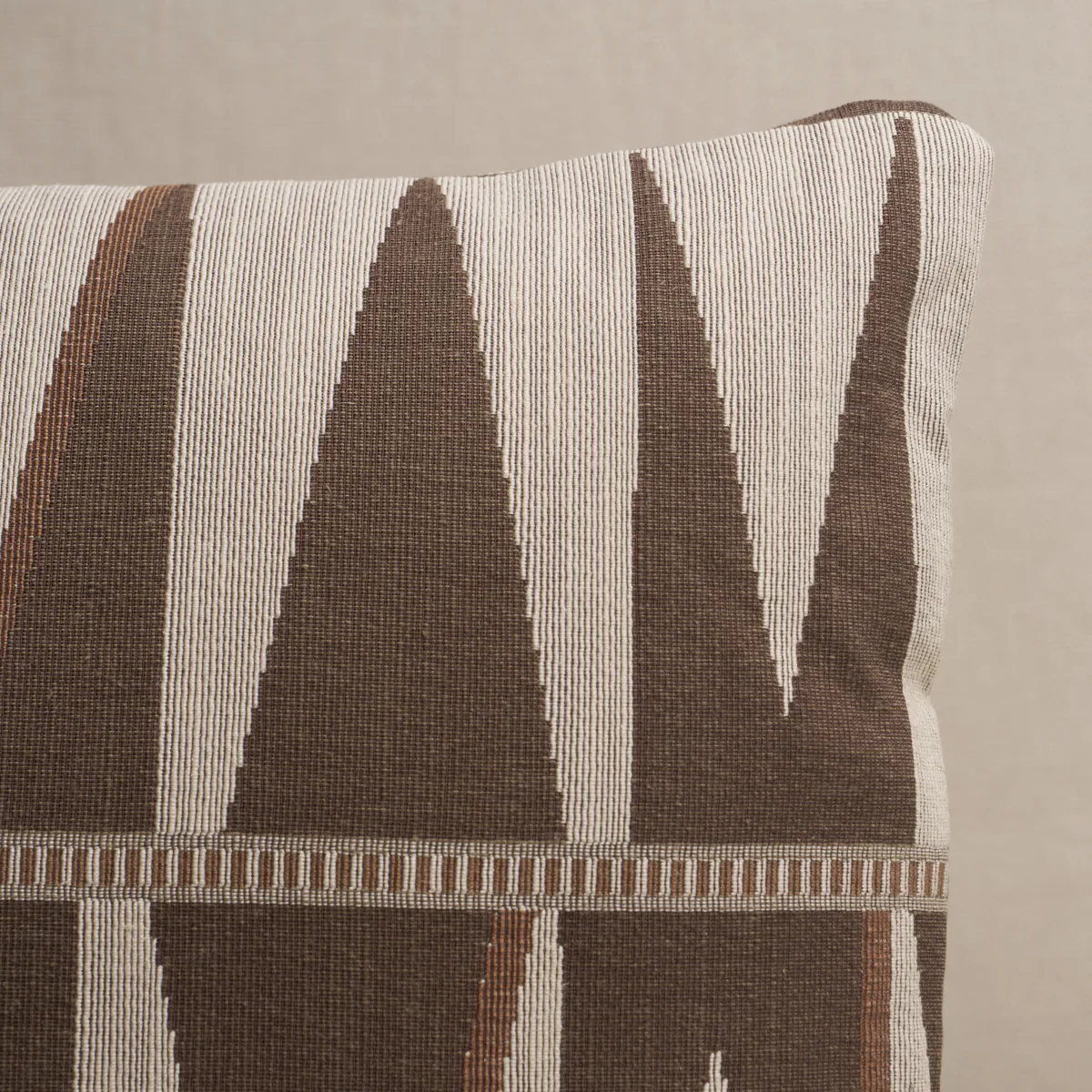 SO8625019 | Sarita Tapestry Pillow - Java Schumacher Sarita Tapestry Pillow in Java (SO8625019)