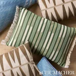SO8625019 | Sarita Tapestry Pillow - Java Schumacher Sarita Tapestry Pillow in Java (SO8625019)