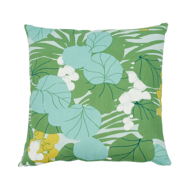 Schumacher Sea Grapes 18" Pillow in Palm (SO17863004)