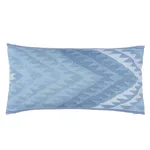 Schumacher Shabba Warp Print Pillow in Blues (SO18277118)