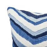 SO7247105 | Shasta Embroidery Pillow - Blue Schumacher Shasta Embroidery Pillow in Blue (SO7247105)