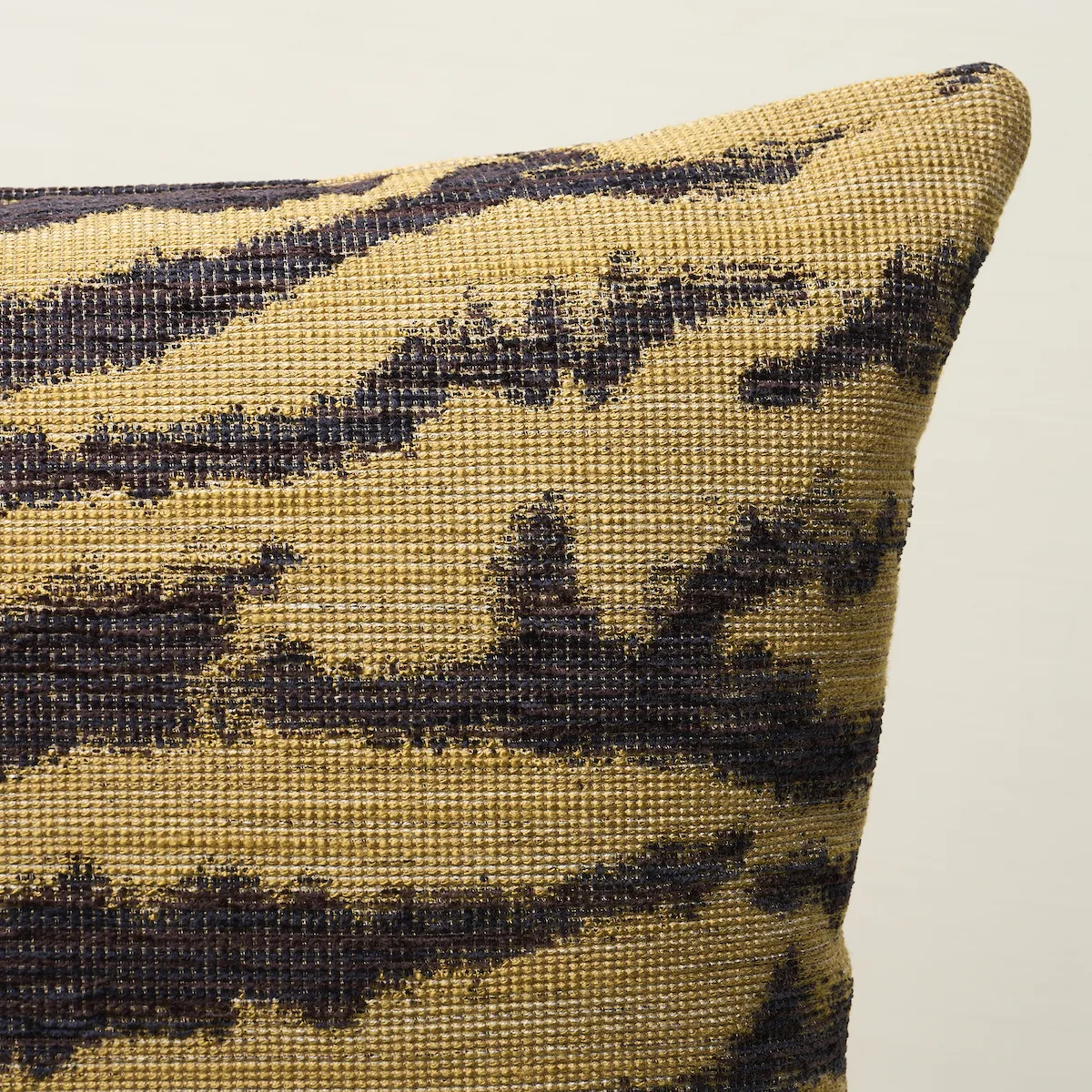 Shivalik Hills Tiger Pillow - Gold Schumacher Shivalik Hills Tiger Pillow in Gold