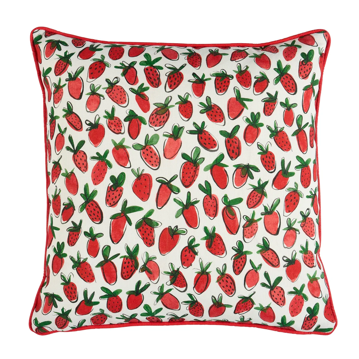 Schumacher Shortcake I/O Pillow in Red (SO18219004)