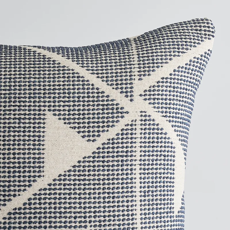 Schumacher Sierra Pillow in Indigo (SO7327206)