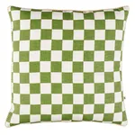 SO253005 | Small Checkers 20" Pillow - Thyme Schumacher Small Checkers 20" Pillow in Thyme (SO253005)