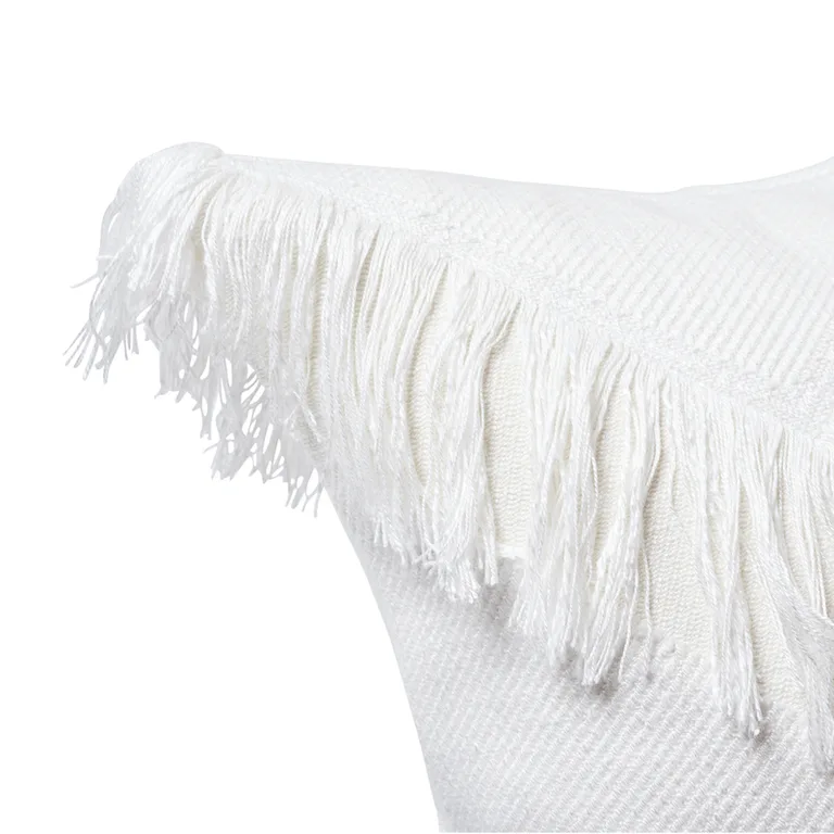 Schumacher Sonora Pillow in Ivory