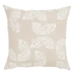 SO0002506 | Squiggles Pillow - White Schumacher Squiggles Pillow in White (SO0002506)