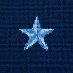 SO7742111 | Star Épinglé Pillow - Blue Schumacher Star Épinglé Pillow in Blue (SO7742111)
