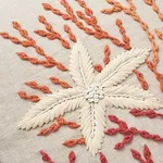 SO550004 | Starfish Pillow - Coral Schumacher Starfish Pillow in Coral (SO550004)