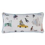 SO18233218 | Street Scenes Pillow - Multicolor on White Schumacher Street Scenes Pillow in Multicolor on White (SO18233218)