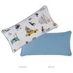 SO18233218 | Street Scenes Pillow - Multicolor on White Schumacher Street Scenes Pillow in Multicolor on White (SO18233218)