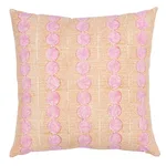 SO17979005 | Sun Rise Hand Block Pillow - Rose & Copper Schumacher Sun Rise Hand Block Pillow in Rose & Copper (SO17979005)