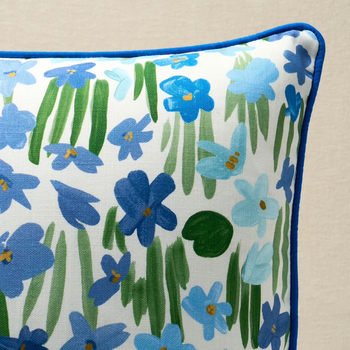Schumacher Sweet Violette I/O Pillow in Blue (SO18220004)