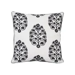 SO7209004 | Talitha Pillow - Blackwork Schumacher Talitha Pillow in Blackwork (SO7209004)