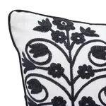 SO7209004 | Talitha Pillow - Blackwork Schumacher Talitha Pillow in Blackwork (SO7209004)