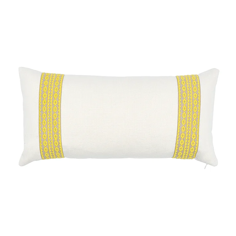 Schumacher Talitha Pillow in Yellow (SO7064518)