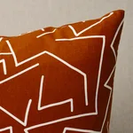 SO18041204 | Tangent Print Pillow - Saffron Schumacher Tangent Print Pillow in Saffron (SO18041204)