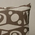 SO18276018 | Tarot Hand Block Pillow - Brown Schumacher Tarot Hand Block Pillow in Brown (SO18276018)