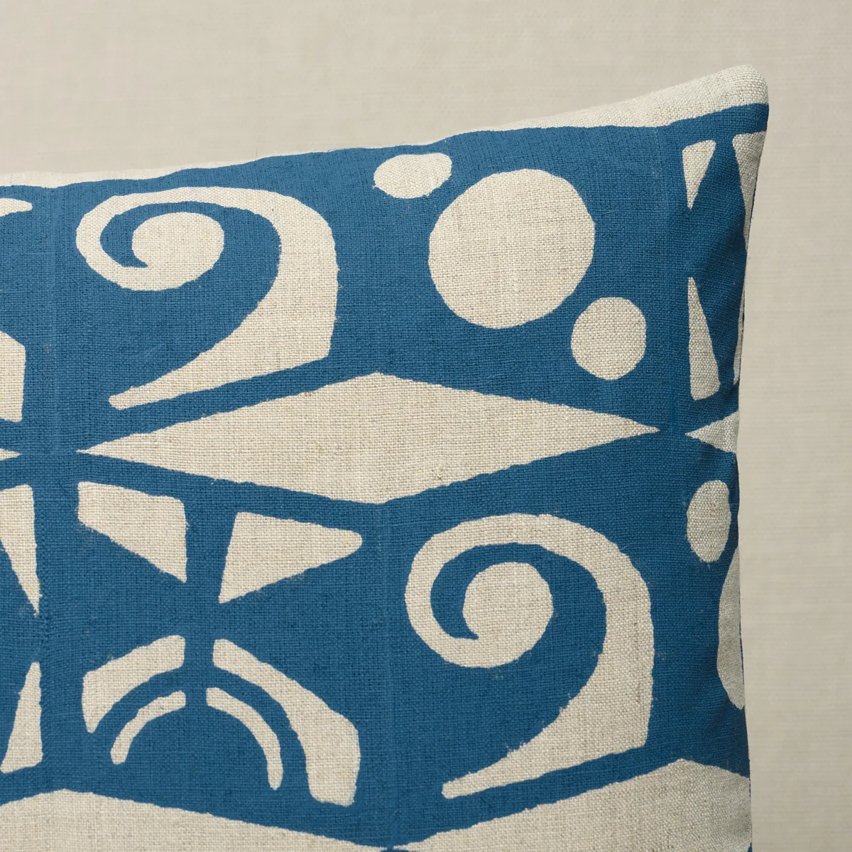 Schumacher Tarot Hand Block Pillow in Teal (SO18276118)